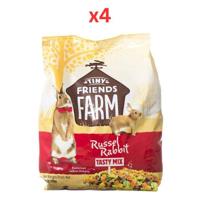Tiny Friends Farm Tasty Mix Russel Rabbit Food 2LB (Pack Of 4)