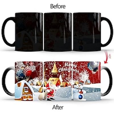 Christmas Color Changing Coffee Mug, Ceramic Coffee Cups, Heat Sensitive Water Cups, Summer Winter Drinkware, Birthday Gifts, Christmas Gifts Xmas Gift Lightinthebox Christmas Color Changing Coffee Mug, Ceramic Coffee Cups, Heat Sensitive Water Cups, Summer Winter Drinkware, Birthday Gifts, Christmas Gifts Xmas Gift Lightinthebox