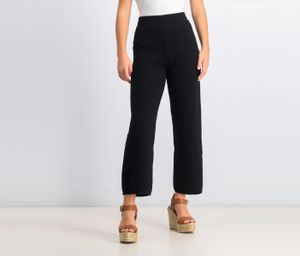 Womens Knitted Pants  Black