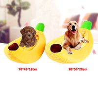 Fruit Pet Pad Cat Dog Puppy Mat Simulation Mini Yellow Banana Bed Big Small Size