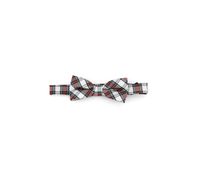 Little Boys Tartan Plaid Bow Tie  White Combo - thumbnail