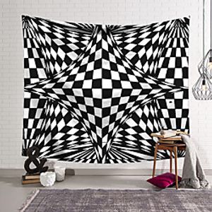 Wall Tapestry Art Decor Blanket Curtain Hanging Home Bedroom Living Room Decoration Polyester Checkered Lightinthebox