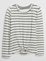 Kids Graphic Tie-Front Shirt - thumbnail