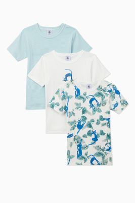 Cats Graphic Jersey T-shirt, Set of 3 Cats Graphic Jersey T-shirt, Set of 3