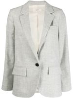 Isabel Marant Étoile check print blazer - Grey