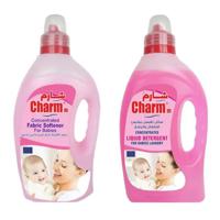 Charmm Baby's Laundry Liquid 1L + Baby Fabric Softener 1.5L