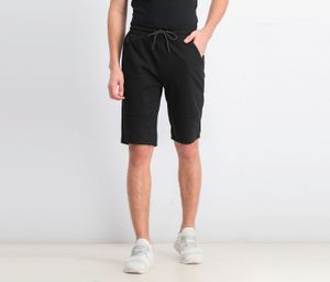 Mens Drawstring Tech Fleece Short  Black