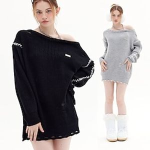 Spicy Girls Punk  Gothic Y2K Year 2000 Knit  Cutsew Masquerade Women's Japanese Cosplay Costumes Gray  Black  Top Lightinthebox