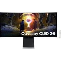 Samsung 34" G8 Odyssey OLED Ultra Wide QHD with Smart Functions 175Hz 0.03Ms Gaming Monitor [SM-LS34DG852SMXUE]