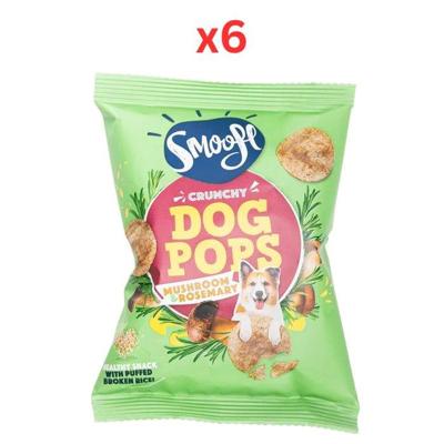 Smoofl Crunchy Mushroom & Rosemary Pops Dog Treats 24G (Pack of 6) Smoofl Crunchy Mushroom & Rosemary Pops Dog Treats 24G (Pack of 6)