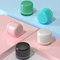 LED Mini Speaker - 400mAh Battery Life 5.1 Type C Charging TF Card Calling  3W Amplifier Lightinthebox - thumbnail