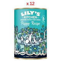 Lily's Kitchen Turkey & Duck Recipe Puppy Food 400G Pack Of 12