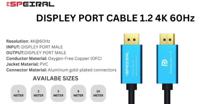 Speiral DP To DP 1.2V 4K 60Hz Cable 10 Meter -SP1034