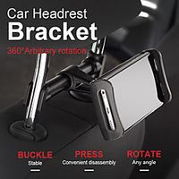 Phone Holder Stand Mount Car Adjustable Stand Phone Holder Adjustable 360°Rotation Aluminum Silicone Phone Accessory iPhone 12 11 Pro Xs Xs Max Xr X 8 Samsung Glaxy S21 S20 Note20  miniinthebox - thumbnail