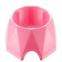 Pets Club Diamond Shape Pets Bowl Pink For Cat & Dog (M)