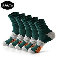 Men's 5 Pack Multi Packs Socks Crew Socks Running Socks Casual Socks Black White Color Color Block Sports  Outdoor Casual Daily Basic Medium Spring Fall Fashion Lightinthebox