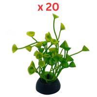 Aquarium Plastic Plant - S239-W2.5XH7 Cm Pack Of 20