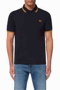 Twin Tipped Cotton Piqué Polo