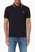 Twin Tipped Cotton Piqué Polo - thumbnail