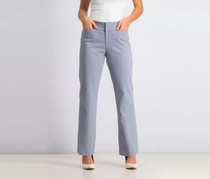 Womens Straight Leg Pants  Windy Gray