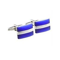Men's Cufflinks Formal Classic Opal Brooch Jewelry Blue For Formal miniinthebox - thumbnail