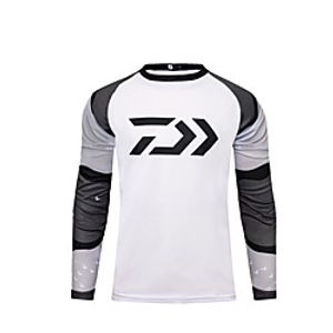 CAWANFLY Men's Long Sleeve Cycling Jersey Summer White Bike Top Mountain Bike MTB Road Bike Cycling Quick Dry Breathable Sports Clothing Apparel  Micro-elastic Lightinthebox