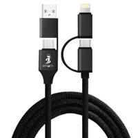 Smart USB-C to Lightning USB-C Cable | 1M, Fast Charging, Durable Braided Nylon, MFi Certified - thumbnail