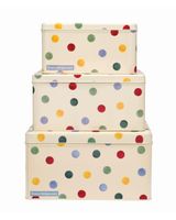Emma Bridgewater Polka Dot Tiered Cake Tin Square Set of 3