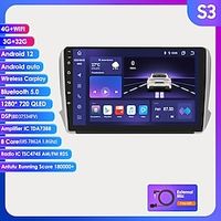 Android 12 Carplay 2 din  Car Multimedia Player For Peugeot PG 2008 208 2012-2018 Navigation GPS Radio Stereo  Bluetooth 128G Lightinthebox - thumbnail