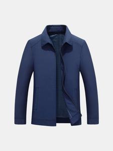 Mens Solid Color Jacket