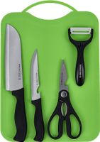 Royalford 5 Pcs Kitchen Gadget Set, Stainless Steel & Pp-(Multicolor)-(RF10677)