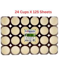 Hotpack Baking Mould 4 Oz Italian Muffin Tray 24 Cups X 125 Sheets - MT4