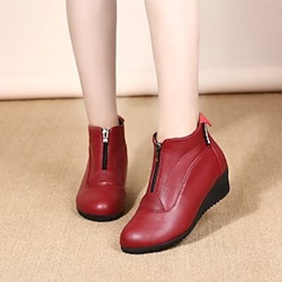 Women's Ballet Shoes Latin Shoes Modern Shoes Performance Party Evening Ballroom Dance Comfort Shoes Stylish Heel Cuban Heel Round Toe Zipper Adults' Black White Red miniinthebox Women's Ballet Shoes Latin Shoes Modern Shoes Performance Party Evening Ballroom Dance Comfort Shoes Stylish Heel Cuban Heel Round Toe Zipper Adults' Black White Red miniinthebox