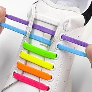 16pcs Set Lazy No-Tie Silicone Elastic Laces Tying Adult Sneakers Fast Shoes Lace For Men Women Kids Lightinthebox
