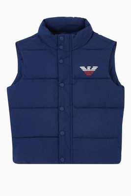 EA Crew Capsule Puffer Gilet in Nylon EA Crew Capsule Puffer Gilet in Nylon