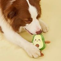 1pc Interactive Avocado Plush Dog Toy for Chew and Play - Perfect for Dogs and Cats Lightinthebox - thumbnail