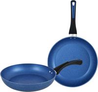 Prestige Endurance Speckled Long Lasting Non Stick Twin Pack Fry Pan, Blue - PR11560