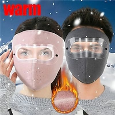 Riding Cold Mask Windproof Dust Full Face Masks Warm Unisex Face Mask Windproof For Skiing Snowboarding Motorcycling Winter Outdoor Sports Highly Breathable Eye Protection Mask miniinthebox