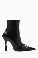 BB Fringe Leather Knife Booties BB Fringe Leather Knife Booties