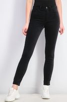 Womens High Rise True Skinny Pants  Black - thumbnail