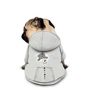 Snow Print Dog Cat Pet Pouch Hoodie Graphic Fashion Casual Outdoor Christmas Dog Clothes Puppy Clothes Dog Outfits Waterproof Gray Costume for Girl and Boy Dog Polyster XXL Lightinthebox