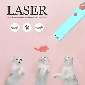 Teaser Cat Kitten 1 set Animal Pet Friendly Lighting Pet Exercise Pet Training ABSPC Gift Pet Toy Pet Play miniinthebox