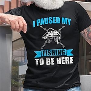 Men's T shirt Hot Stamping Graphic Letter Crew Neck Street Casual Print Short Sleeve Tops Basic Fashion Classic Comfortable Black Dark Gray Navy Blue miniinthebox