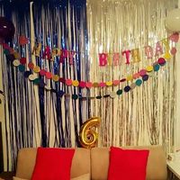 Glitter Foil Tinsel Fringe Party Curtain Door Rain Curtain Home Room Wedding Party Decoration