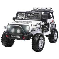 Amsham Kids Electric Ride-On Jeep - White (12V) (UAE Delivery Only)