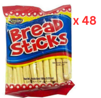 Lauras Bread Sticks, 100 Gm Pack Of 48 (UAE Delivery Only)