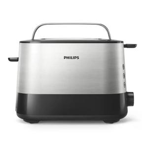 Philips Toaster | Viva Collection | HD2637 | Black Color