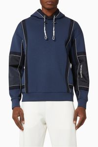 EA Micro Logo Hooded Jersey Sweatshirt