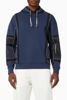 EA Micro Logo Hooded Jersey Sweatshirt - thumbnail