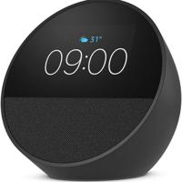 Amazon Echo Spot (2024 release)| Smart alarm clock with vibrant sound + Alexa| Black